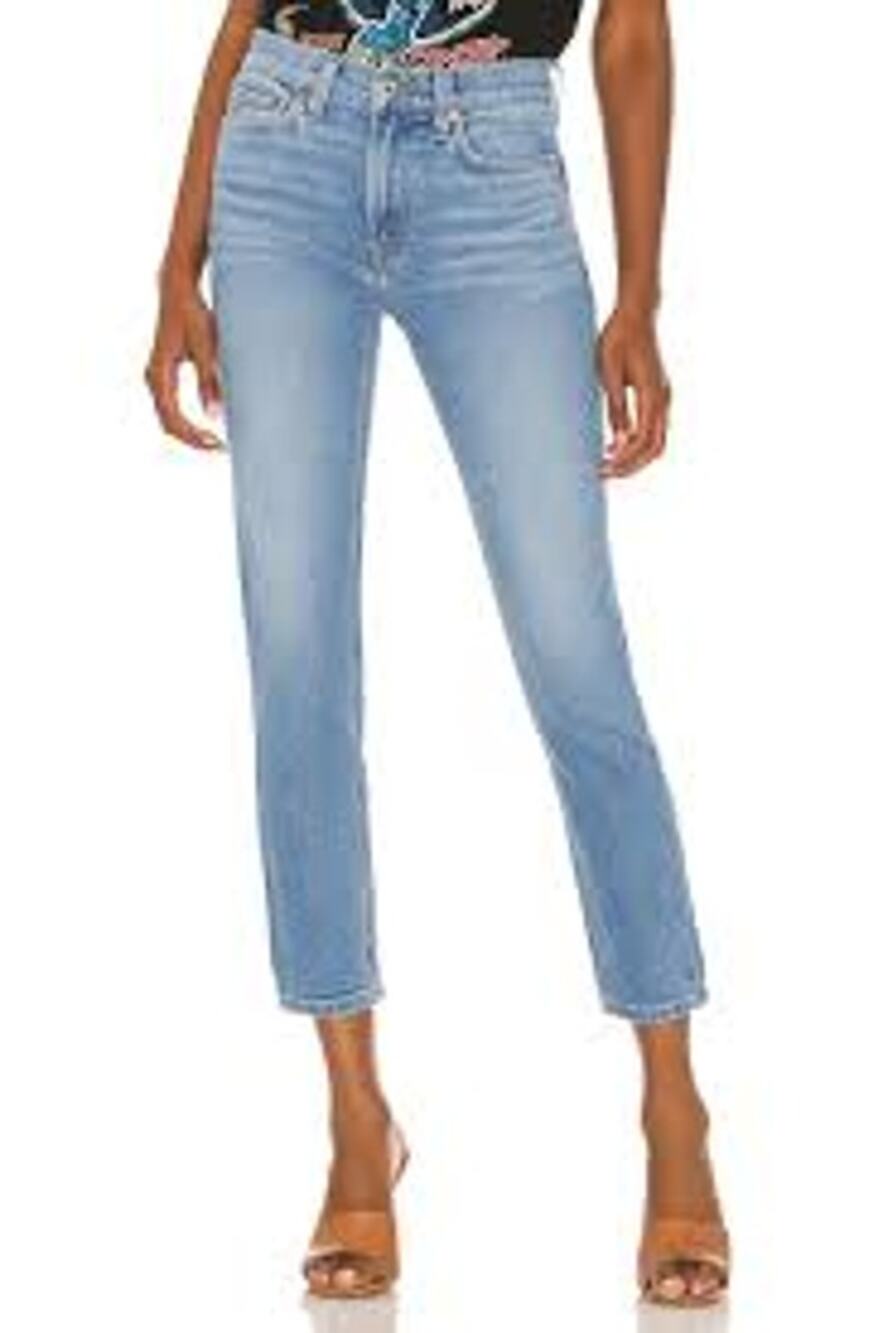 RE/DONE Originals 90s Mid Rise Ankle Crop Soft Indigo 30 US 10 NEW Effortless